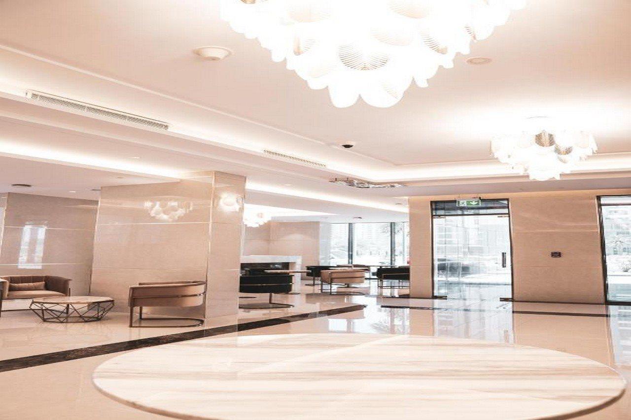 He Hotel Apartments Dubaj Exteriér fotografie Lobby