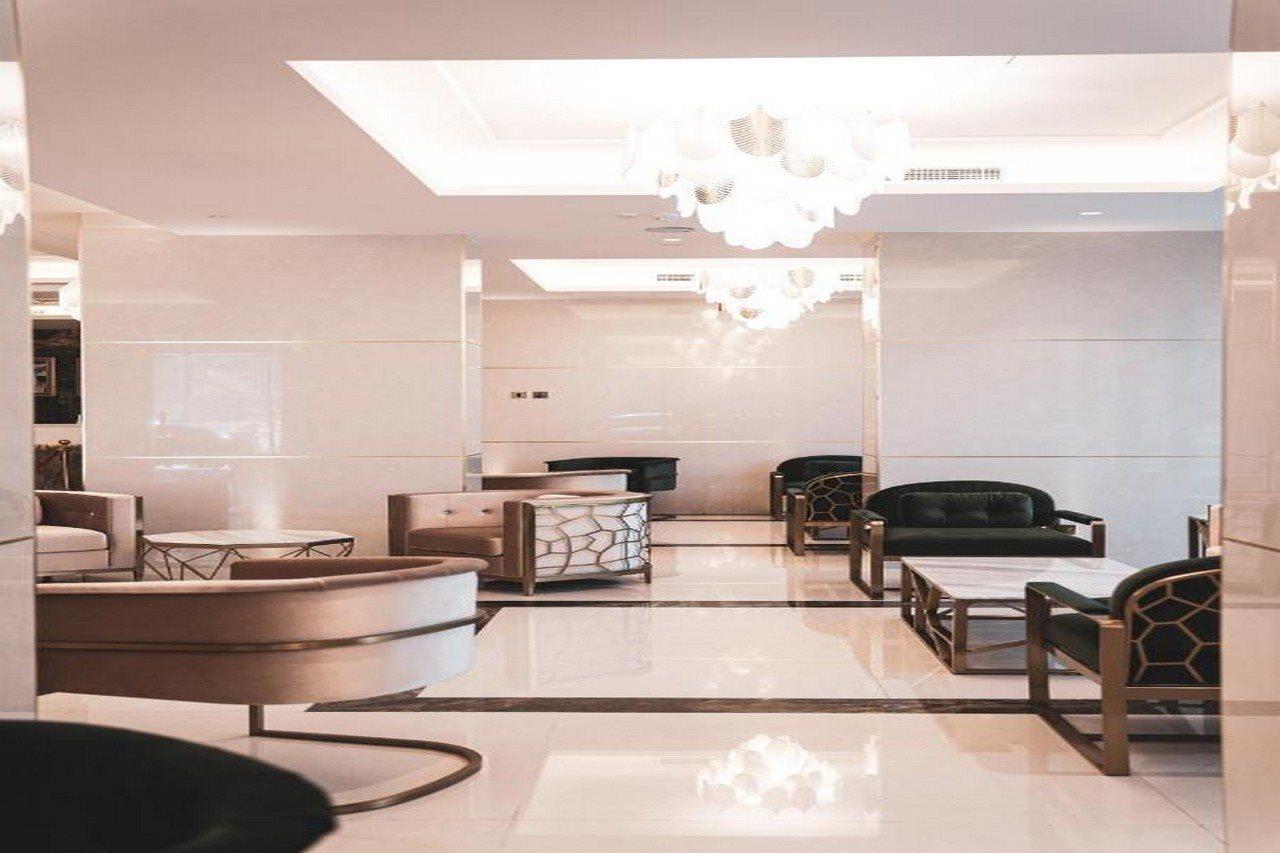 He Hotel Apartments Dubaj Exteriér fotografie Lobby
